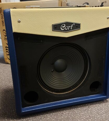  CORT E-Gitaarcombo versterker, CM15R, Dark Blue, 15W met reverb