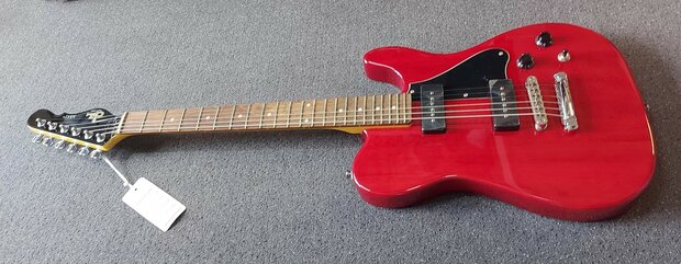G&L Tribute Asat Junior II Transparent Red 