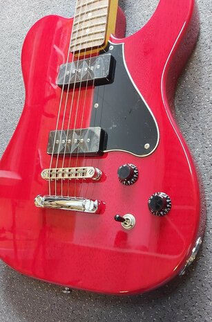 G&L Tribute Asat Junior II Transparent Red 