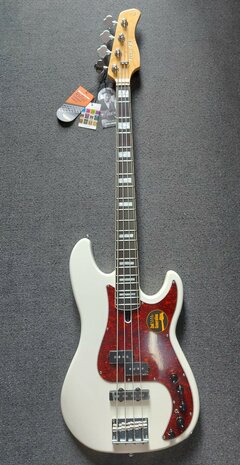 Sire Marcus Miller P7+ Alder 4-snarige basgitaar, Antique White, 2nd Gen