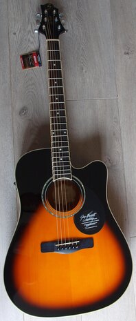 Samick Greg Bennett G-Series Electro-akoestische Dreadnought Mahonie, GD100SCEVS, sunburst