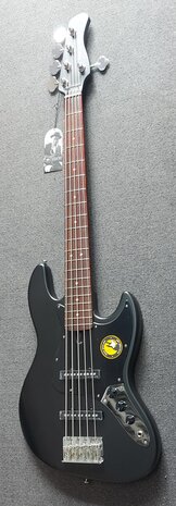 Sire Basses V3P Passive Series Marcus Miller 5-snarige passieve basgitaar, matzwart