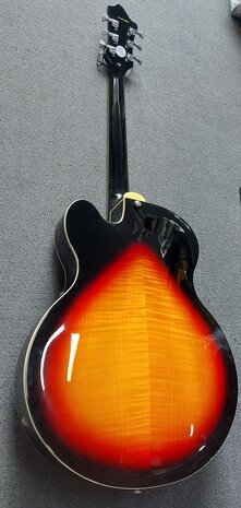 Hagstrom HJ800 hollowbody 3-tone sunburst