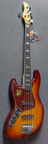 Sire Marcus Miller V7+ 2nd Gen linkshandig 5-snarig Tobacco Sunburst