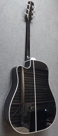 Takamine EF341SC elektro-akoestische western gitaar zwart, nu met kofferkeuze