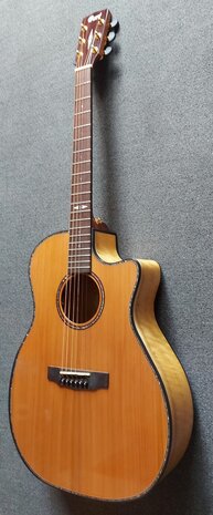 Cort GAMY electro-akoestische Folkgitaar, natuur