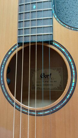 Cort GAMY electro-akoestische Folkgitaar, natuur