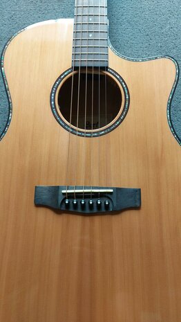 Cort GAMY electro-akoestische Folkgitaar, natuur