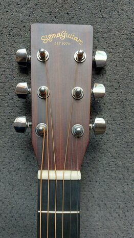 Sigma SDM-STE+ Dreadnought electro-akoestisch, nu met tweed koffer
