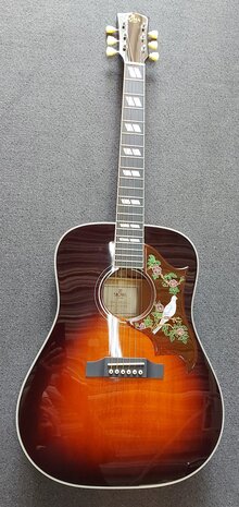 SIGMA GUITARS DA-SG7 Hummingbird darkburst, nu met koffer