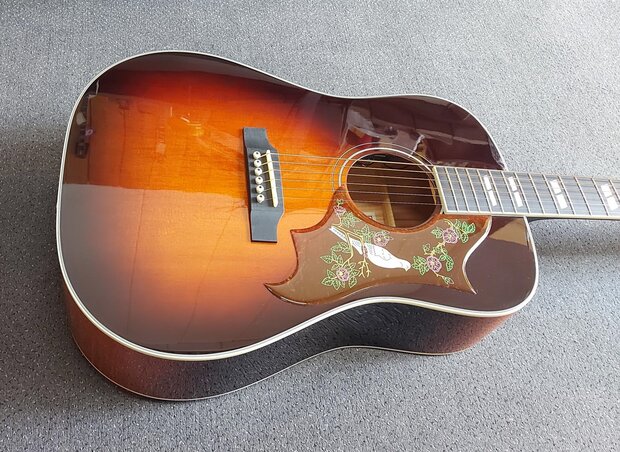 SIGMA GUITARS DA-SG7 Hummingbird darkburst, nu met koffer