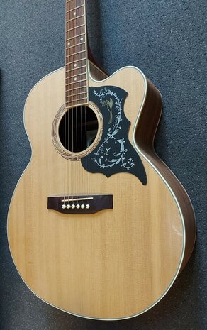 Indie "The Pure" JCE Paradise Bird Jumbo westerngitaar