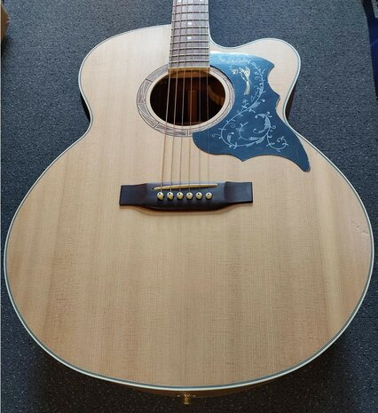Indie "The Pure" JCE Paradise Bird Jumbo westerngitaar