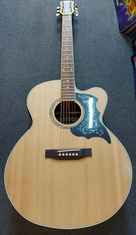 Indie "The Pure" JCE Paradise Bird Jumbo westerngitaar