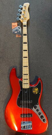 Sire Marcus Miller V7 Vintage 4-snarige basgitaar, helder metallic rood