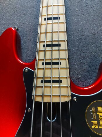 Sire Marcus Miller V7+ Vintage alder 5-string bass guitar bright metallic red