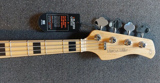 Sire Marcus Miller V7+ Vintage Swamp Ash 4-snarige basgitaar, Tobacco Sunburst S4, 2nd Gen