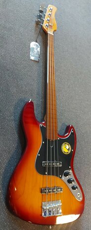 Sire Marcus Miller V5 fretless alder 4-string passive bass guitar Tobacco Sunburst