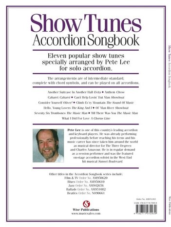 Show Tunes Accordion Songbook, 11 songs