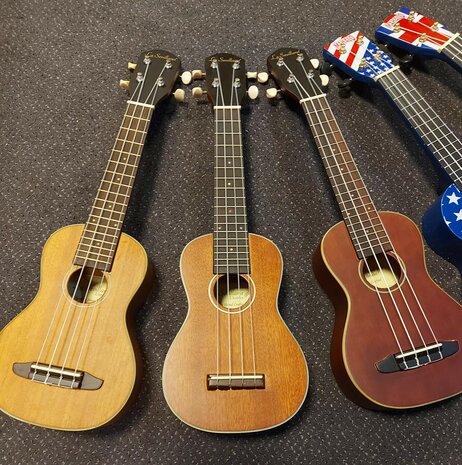 La Sevillana Sopraan Ukulele Mahonie