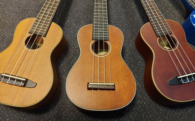 La Sevillana Sopraan Ukulele Mahonie