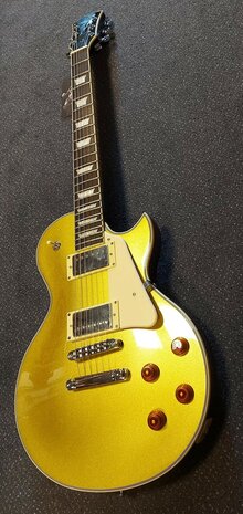 Sire L7 Series Larry Carlton electric LP-style Goldtop