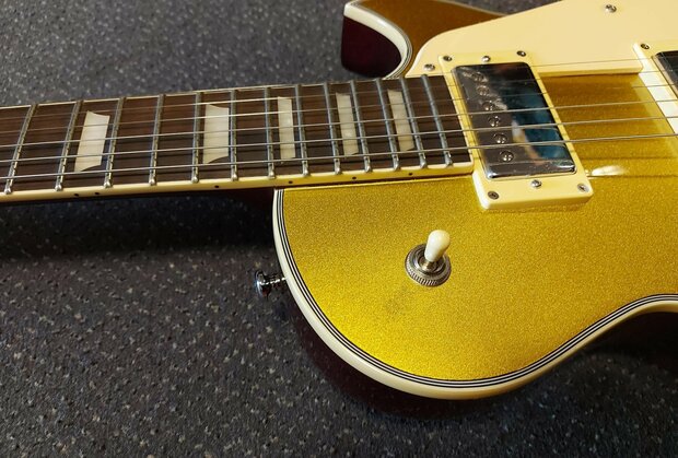 Sire L7 Series Larry Carlton electric LP-style Goldtop