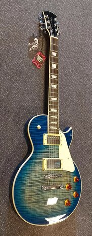 Sire L7 Series Larry Carlton electric LP-style Transparant Blauw