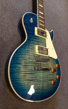 Sire L7 Series Larry Carlton electric LP-style Transparant Blauw
