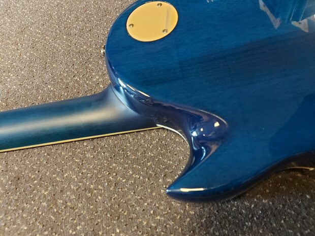 Sire L7 Series Larry Carlton electric LP-style Transparant Blauw