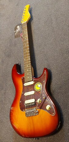 Sire Guitars S3 HSS Series Larry Carlton electric guitar S-style tobacco sunburst