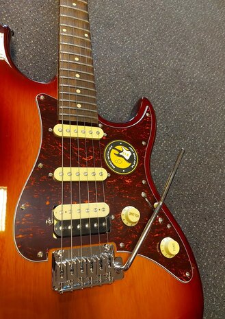 Sire Guitars S3 HSS Series Larry Carlton electric guitar S-style tobacco sunburst