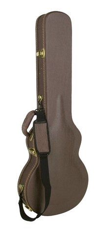 Cortez deluxe gitaarkoffer voor Les Paul model, met draagriem