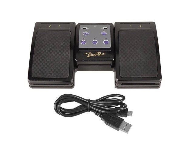 Boston bluetooth pageturning pedaal voor bladmuziek app op je tablet