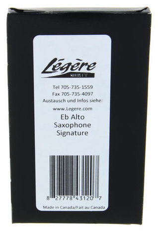 Legere Signature Series, riet voor Altsaxofoon, in 2 1/4