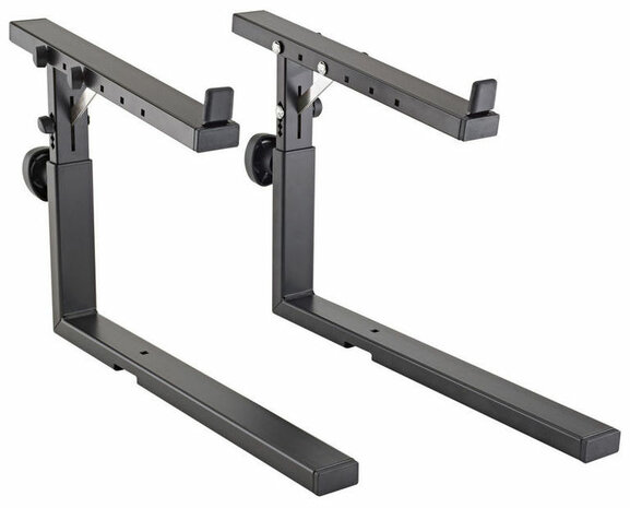 K&M 18810 + 18813 Keyboardstandaard met opzet voor dubbel keyboard