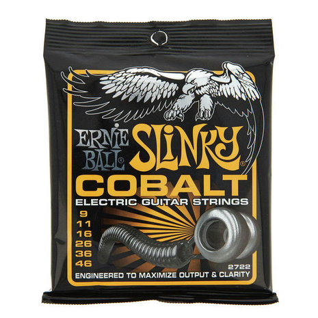 Ernie Ball Slinky Cobalt 2722 hybrid 009-046, e-gitaar