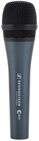 Sennheiser Evolution Series Cardioid Vocal Microphone Pack E835 met standaard, kabel en clip