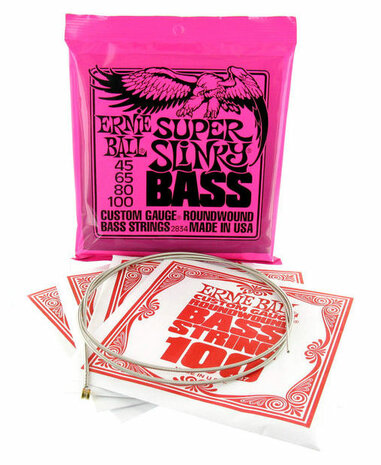 Ernie Ball 2834 Bassnaren Super Slinky 45-100