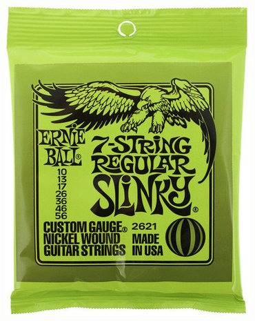 Ernie Ball EB-2621 voor 7-snarige gitaar, 010-056