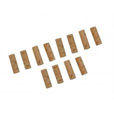 Kurk sticks, 12 stuks, 11 x 40 mm, voor reparatie van blaasinstrumenten