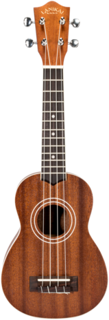 Lanikai Sopraanukulele, mahonie met hoes