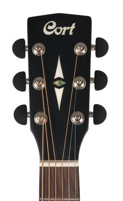 Cort Folkgitaar Earth 70, Black Satin Dreadnought met massief bovenblad