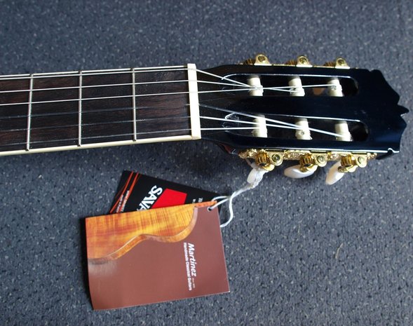 Martinez klassieke gitaar, MCG 20 CVT/W, zwart