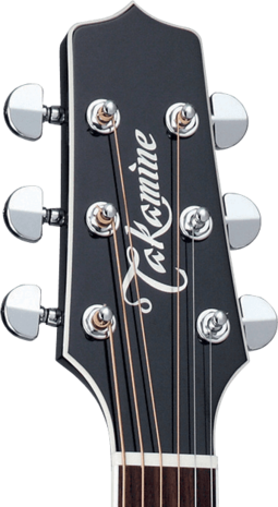 Takamine EF341SC elektro-akoestische western gitaar zwart, nu met koffer (B-stock)