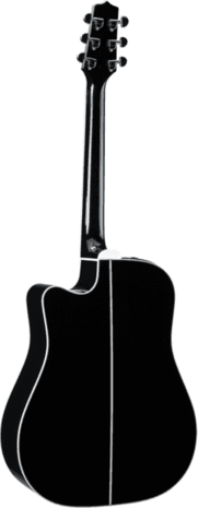 Takamine EF341SC elektro-akoestische western gitaar zwart, nu met koffer