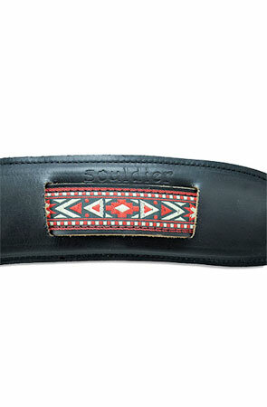 Souldier leather strap, Seneca leren gitaarriem