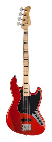 Sire Marcus Miller V7 Vintage 4-snarige basgitaar, helder metallic rood