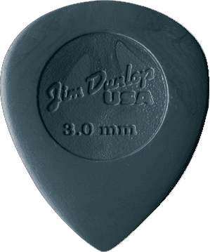 4x Dunlop Big Stubby plectrum, dikte 1.0, 2.0 of 3.0