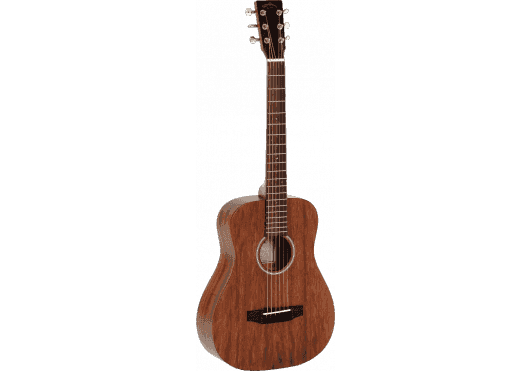 Sigma TM-15+ Traveler gitaar massief mahonie met dikke hoes